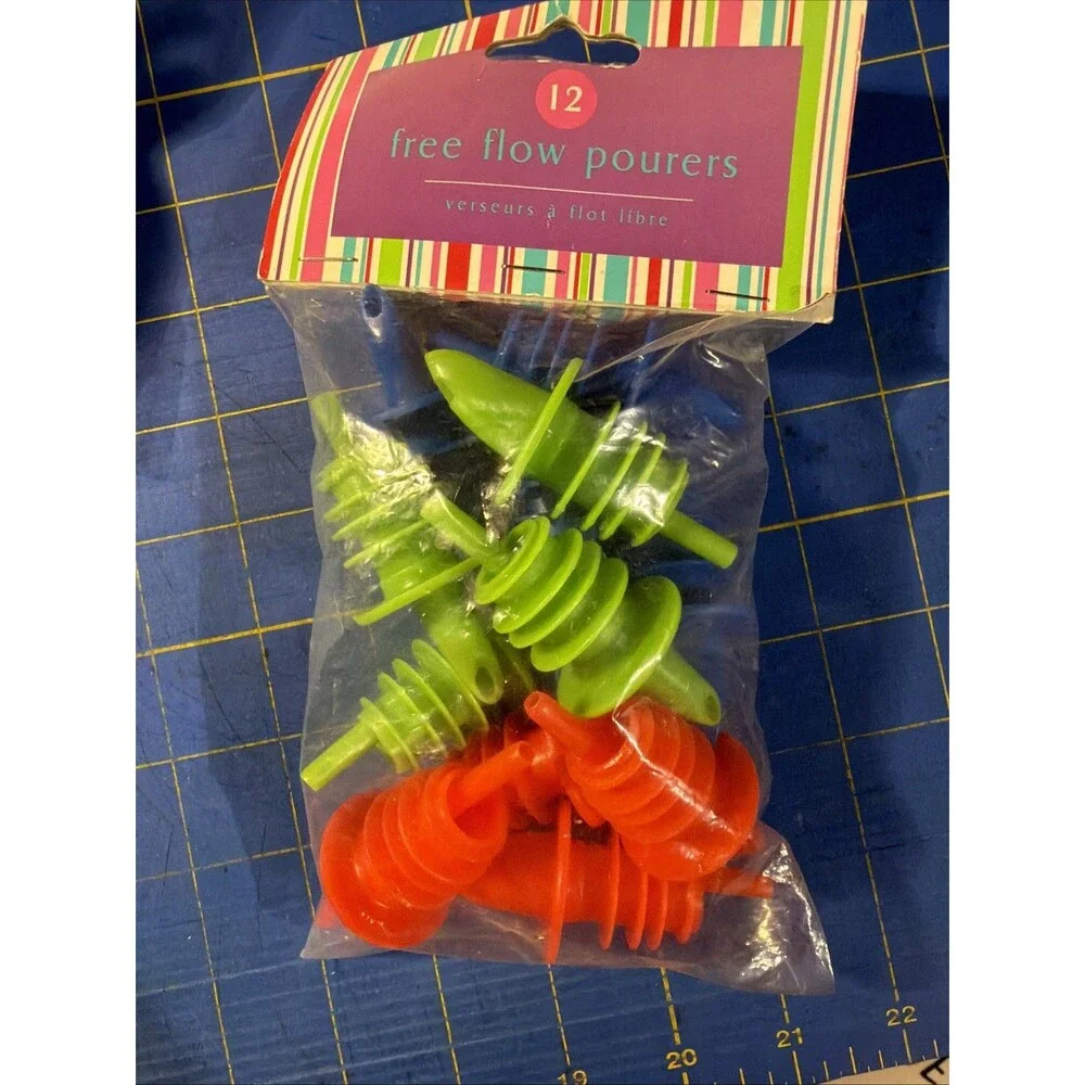 Free Flow Pourers For DIY Projects Bottle Toppers Set Of 24